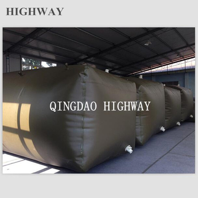 Collapsible Industrial 20ft Water Bladder Container For Fuel , Juice Transportation