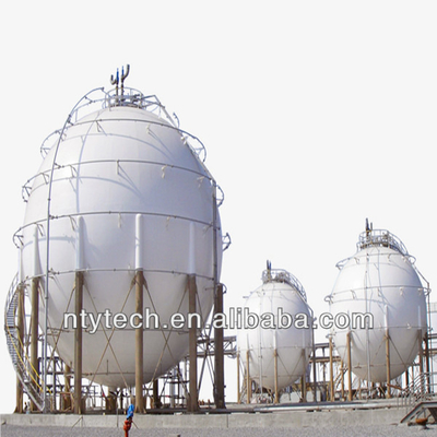 Spherical LPG tank, liquefied petroleum gas tank based on standard ASME 400-5000m3